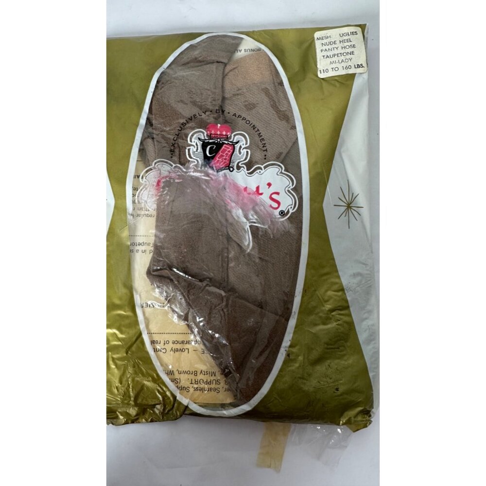 Corbetts Lot of 4 Vintage Hosiery Women Pantyhose Nude Heel Brown Taupetone - Picture 7 of 10